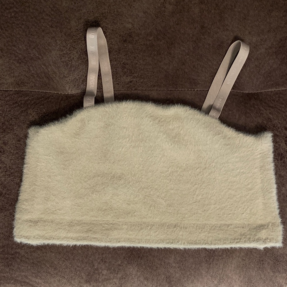 Gymshark Tan Fuzzy Bralette